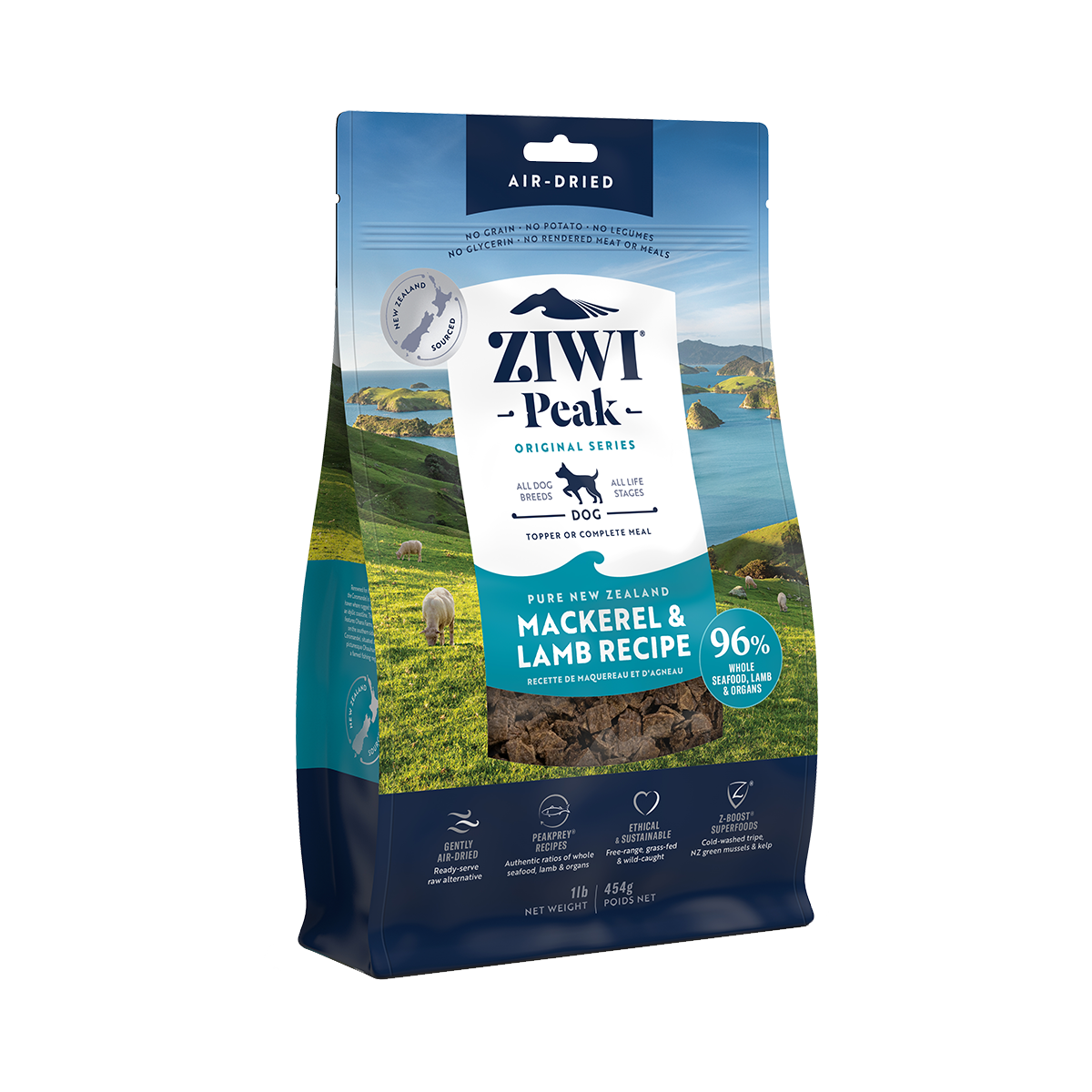 Ziwi Peak Mackerel & Lamb Air Dried Dog Food