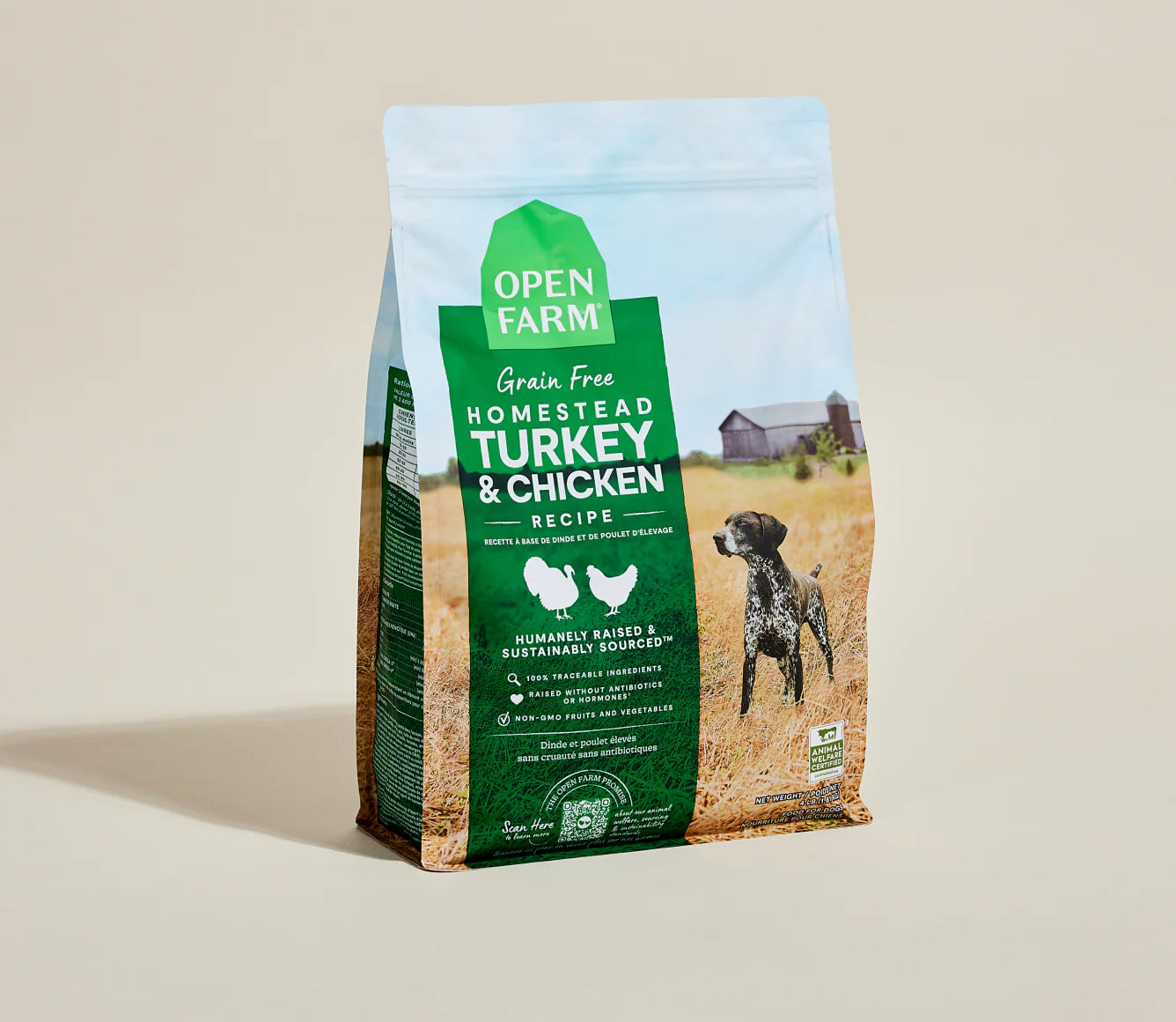 Homestead Turkey & Chicken Grain-Free Kibble