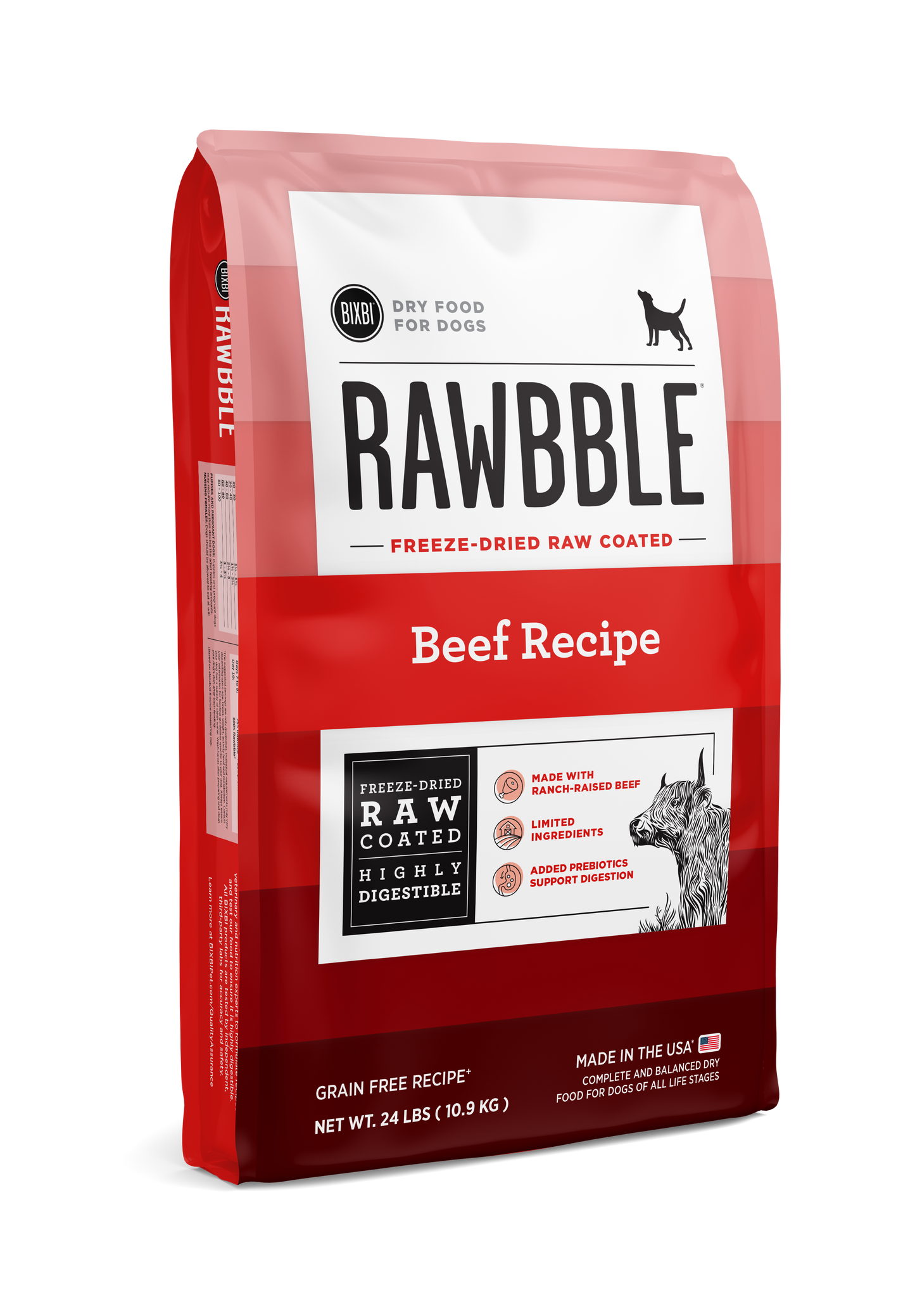 Bixbi Rawbble® Kibble | Beef Recipe