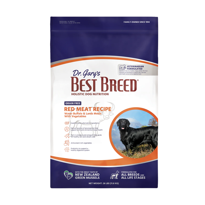 Dr. Gary's Best Breed Grain-Free Red Meat Recipe Dry Dog Food