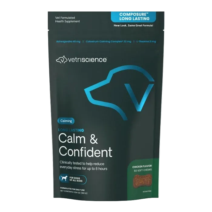Long Lasting Calm & Confident Chews for Dogs