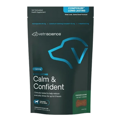 Long Lasting Calm & Confident Chews for Dogs