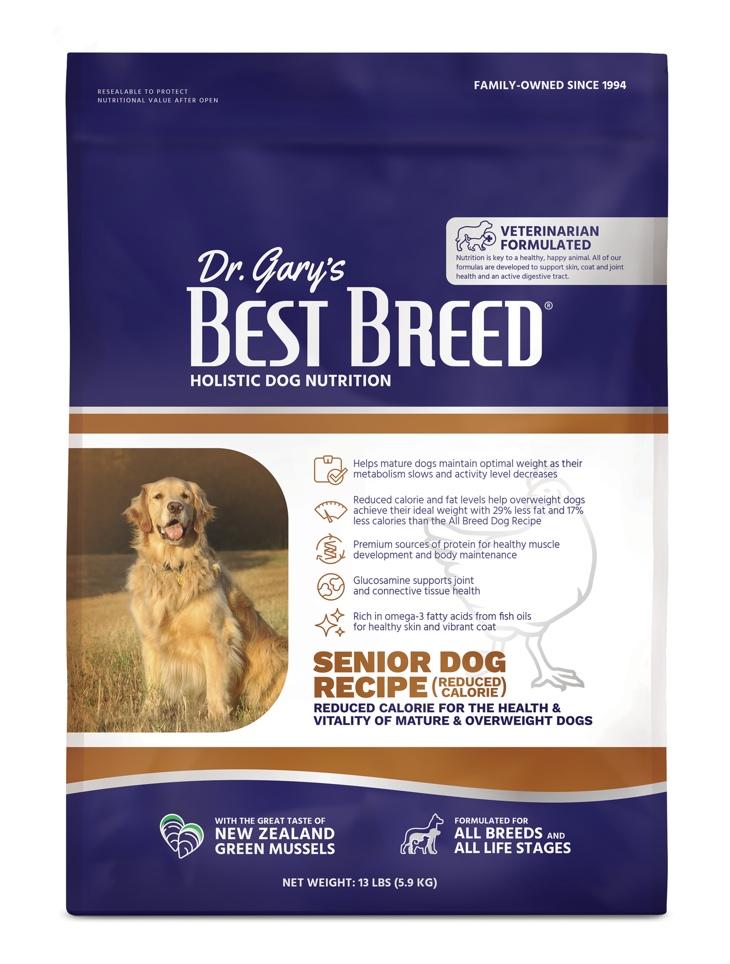 Dr. Gary's Best Breed Senior Diet Dry Dog Food