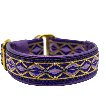 1" Purple Diamonds Luxe Limited Slip Collar
