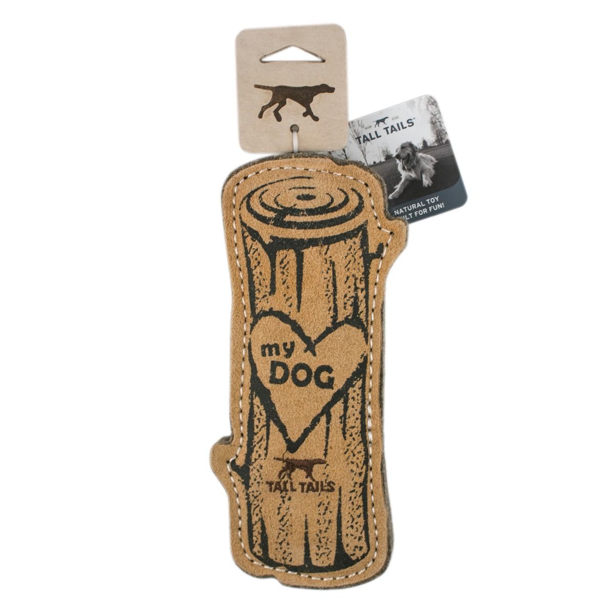 Tall Tails Leather & Wool Log