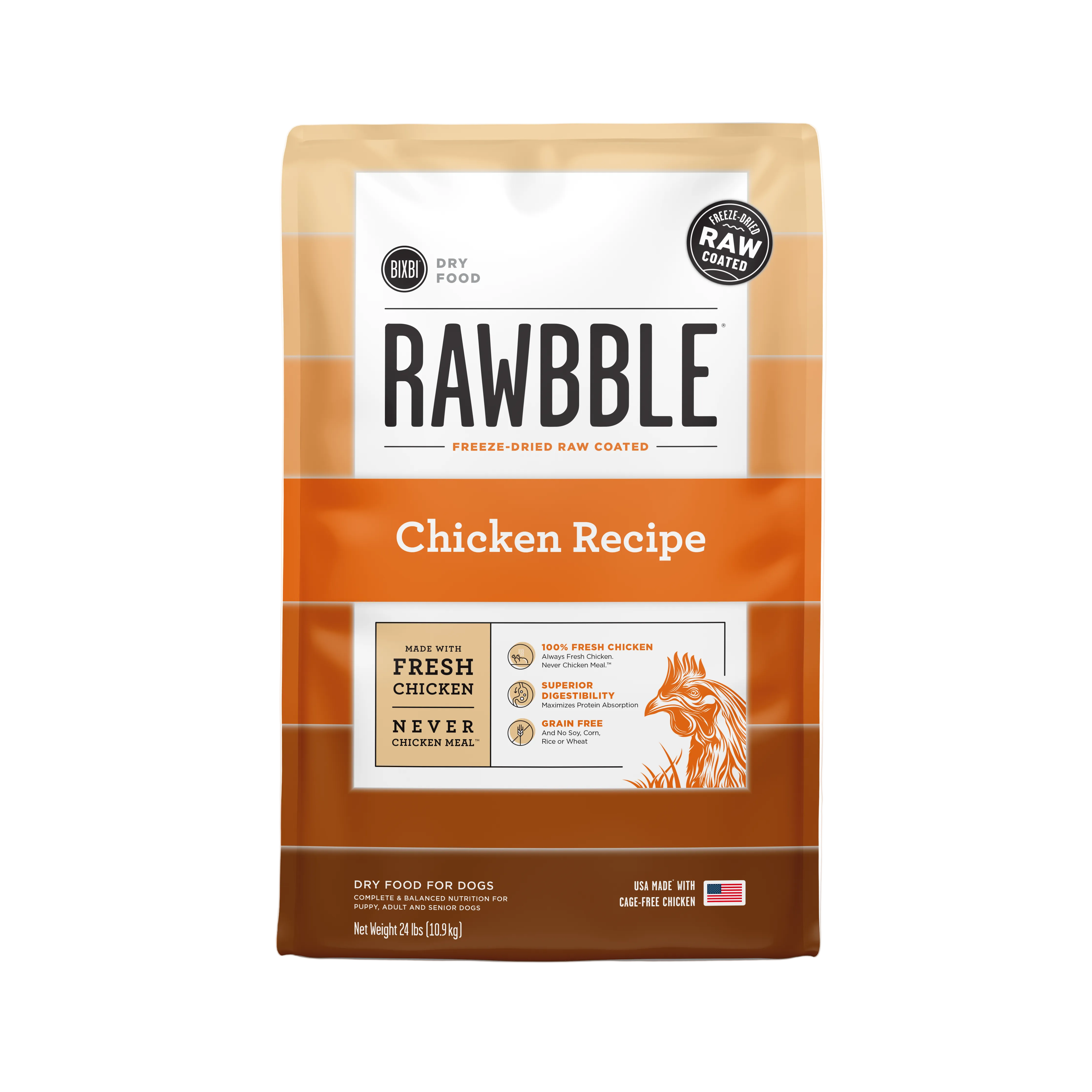 Bixbi Rawbble® Kibble | Chicken Recipe