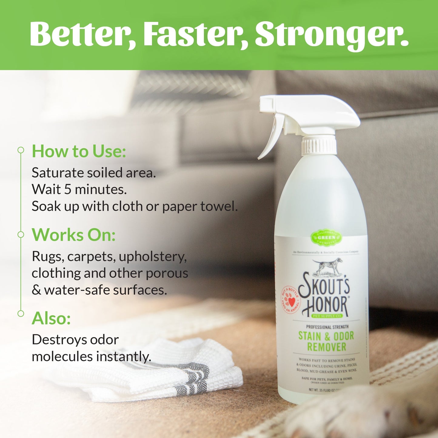 Skout's Honor Stain & Odor Remover 35oz