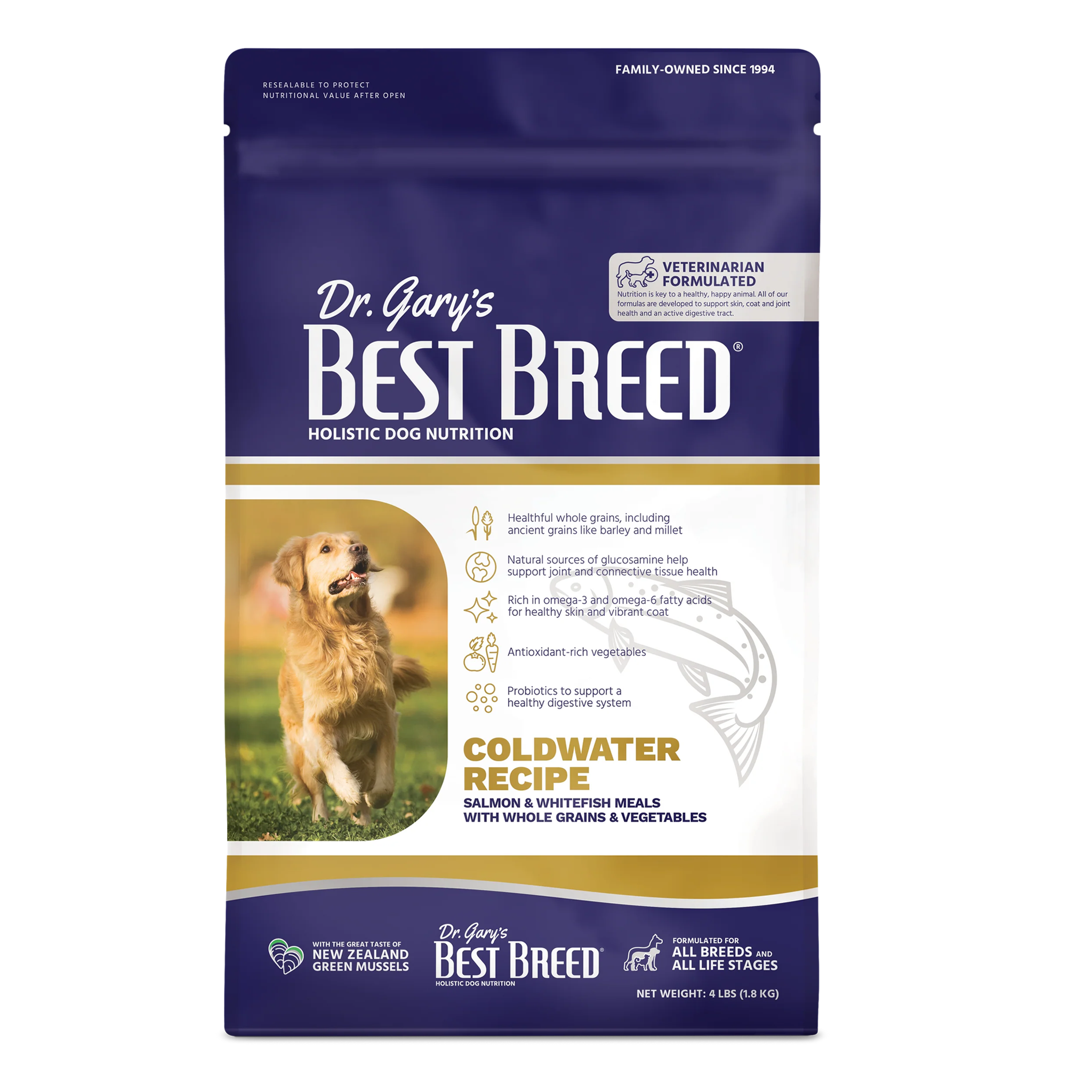 Dr. Gary's Best Breed Cold Water Recipe Dry Dog Food