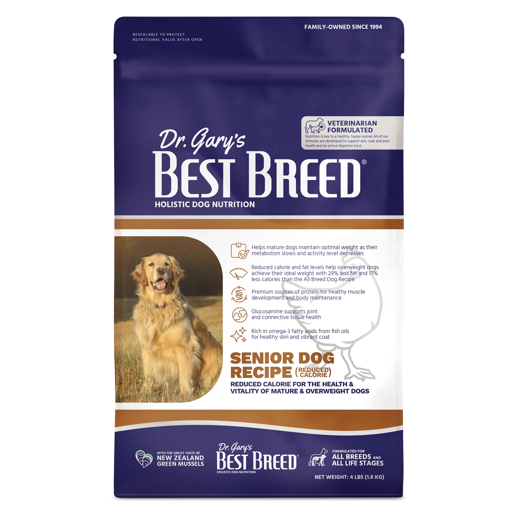 Dr. Gary's Best Breed Senior Diet Dry Dog Food
