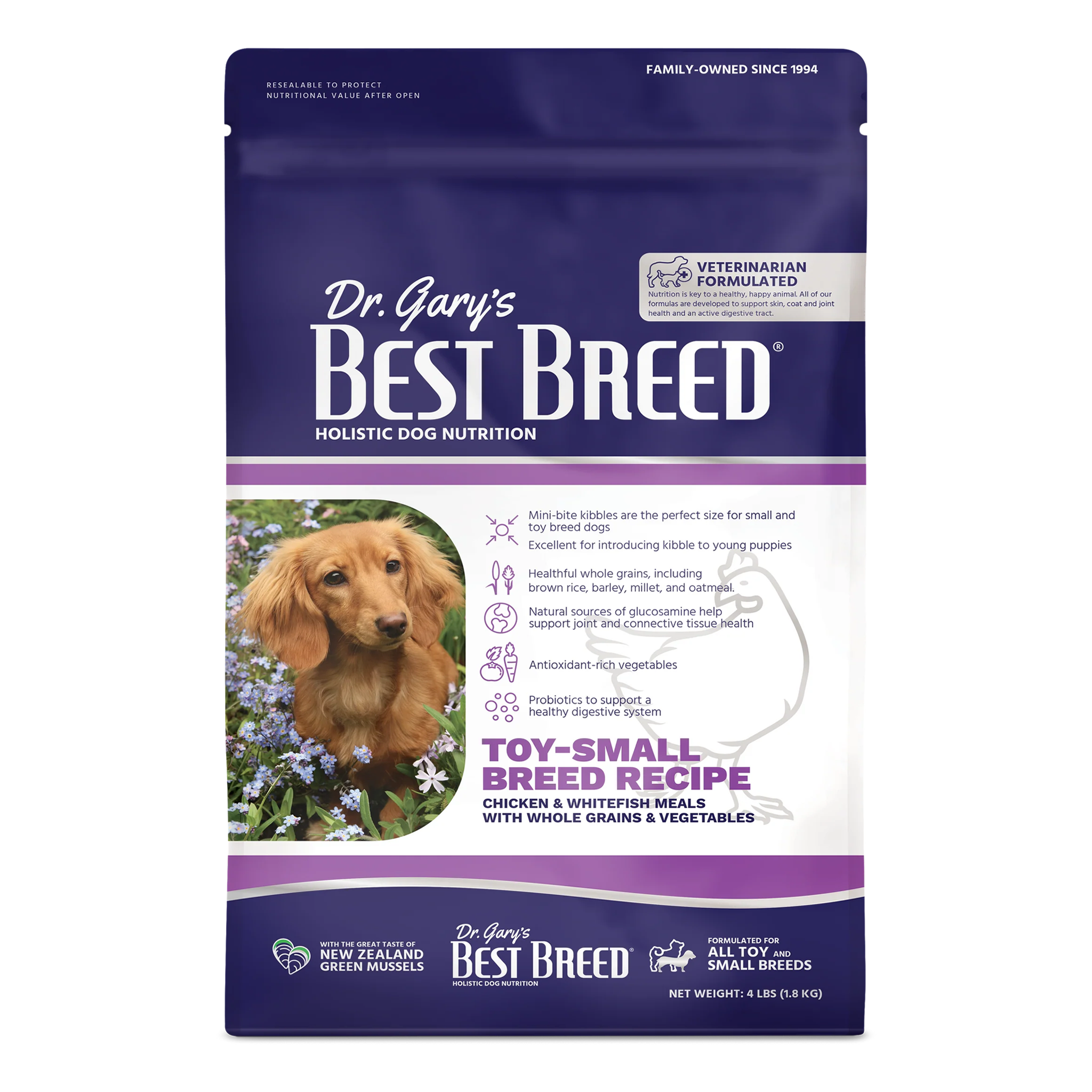 Dr. Gary's Best Breed Toy & Small Breed Dry Dog Food