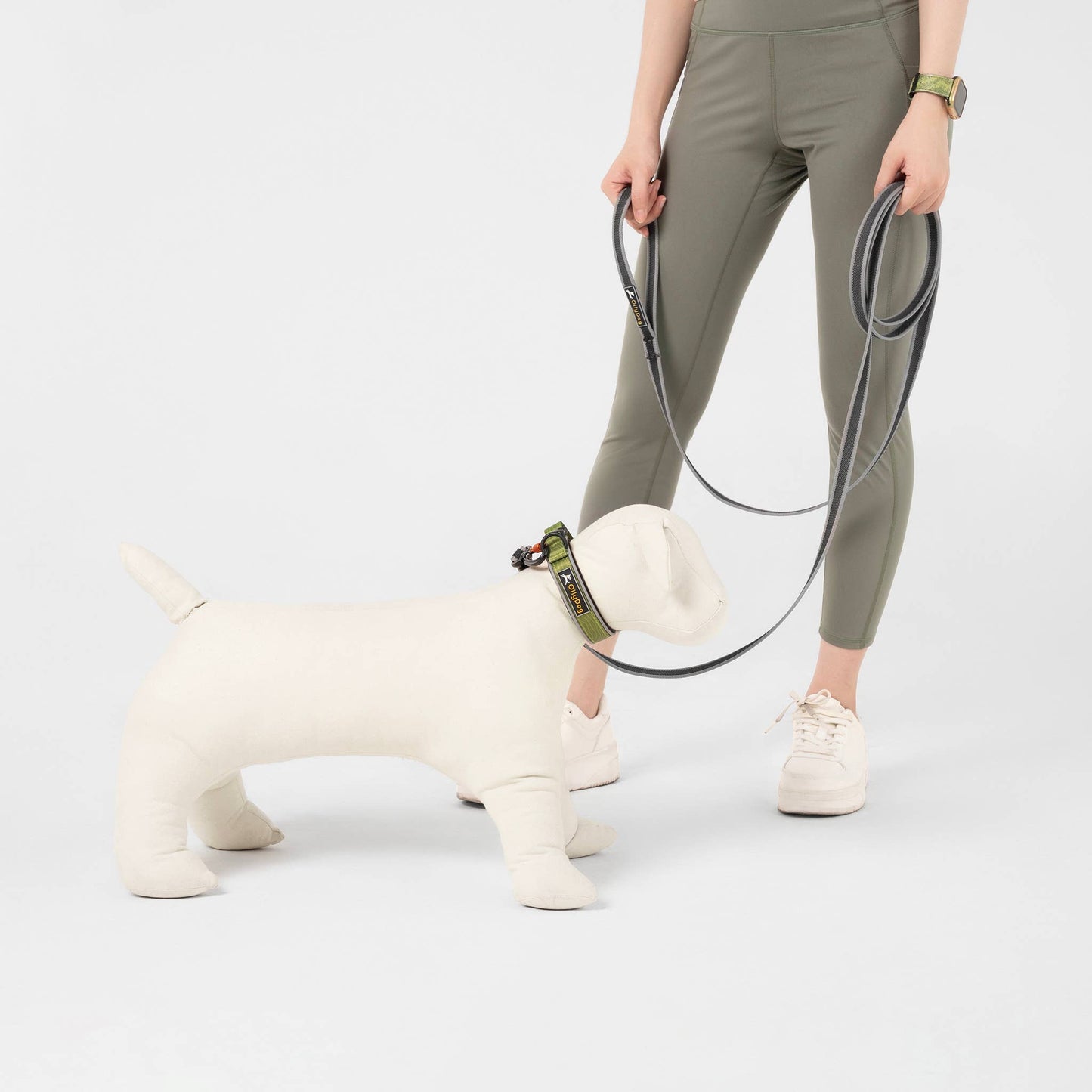 Rubber Grip Reflective Leash
