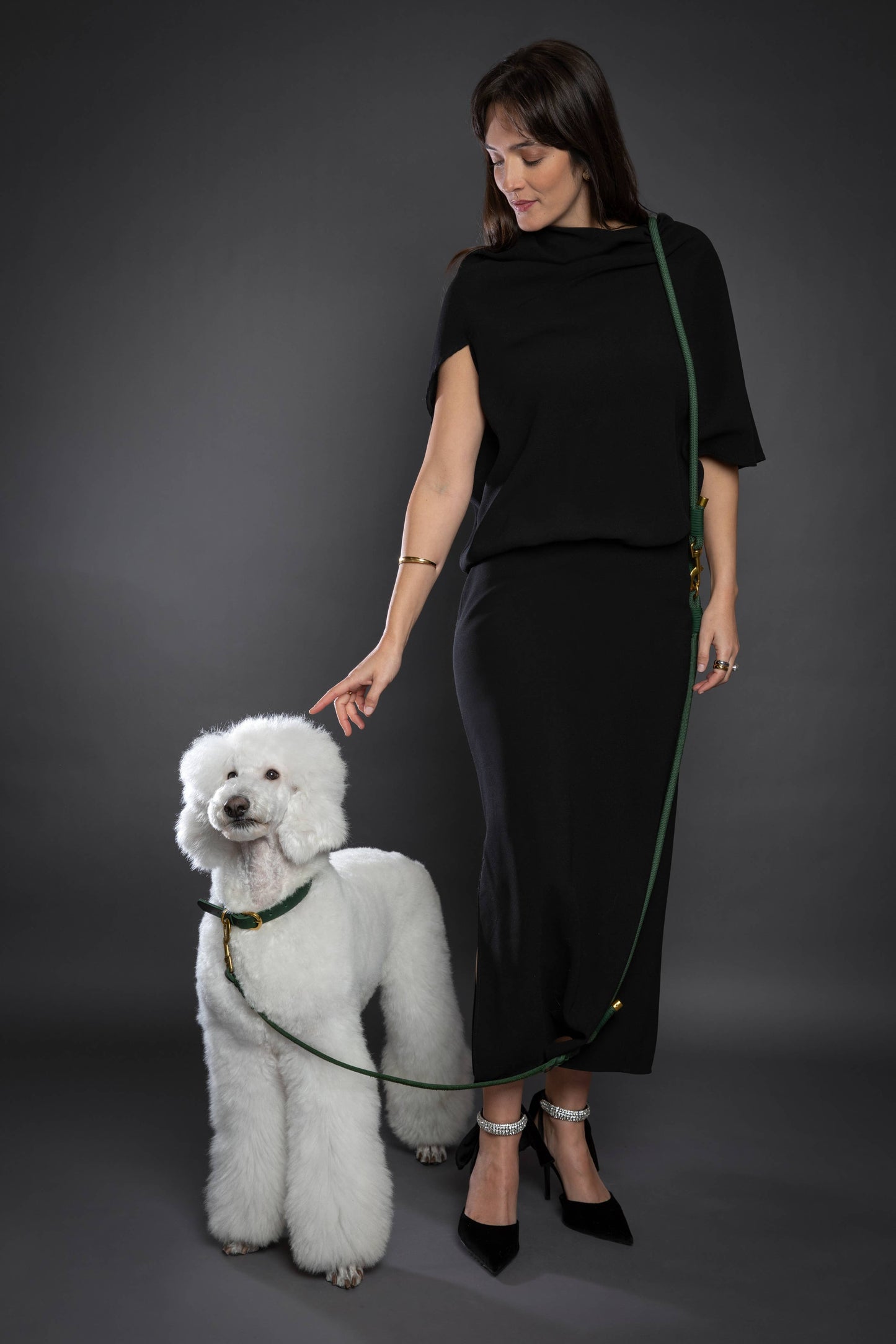 6-in-1 Oil-Waxed Leather and Paracord Dog Leash