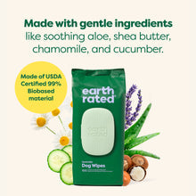 earth-rated®Dog Grooming Wipes