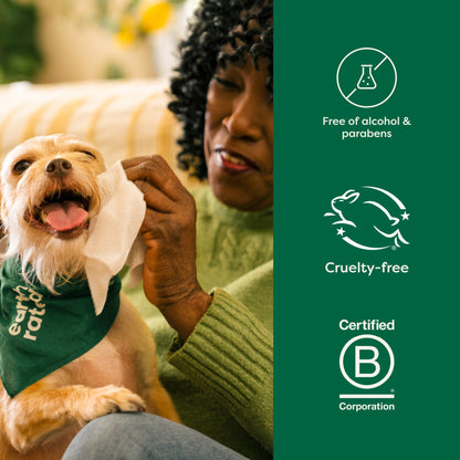 earth-rated®Dog Grooming Wipes