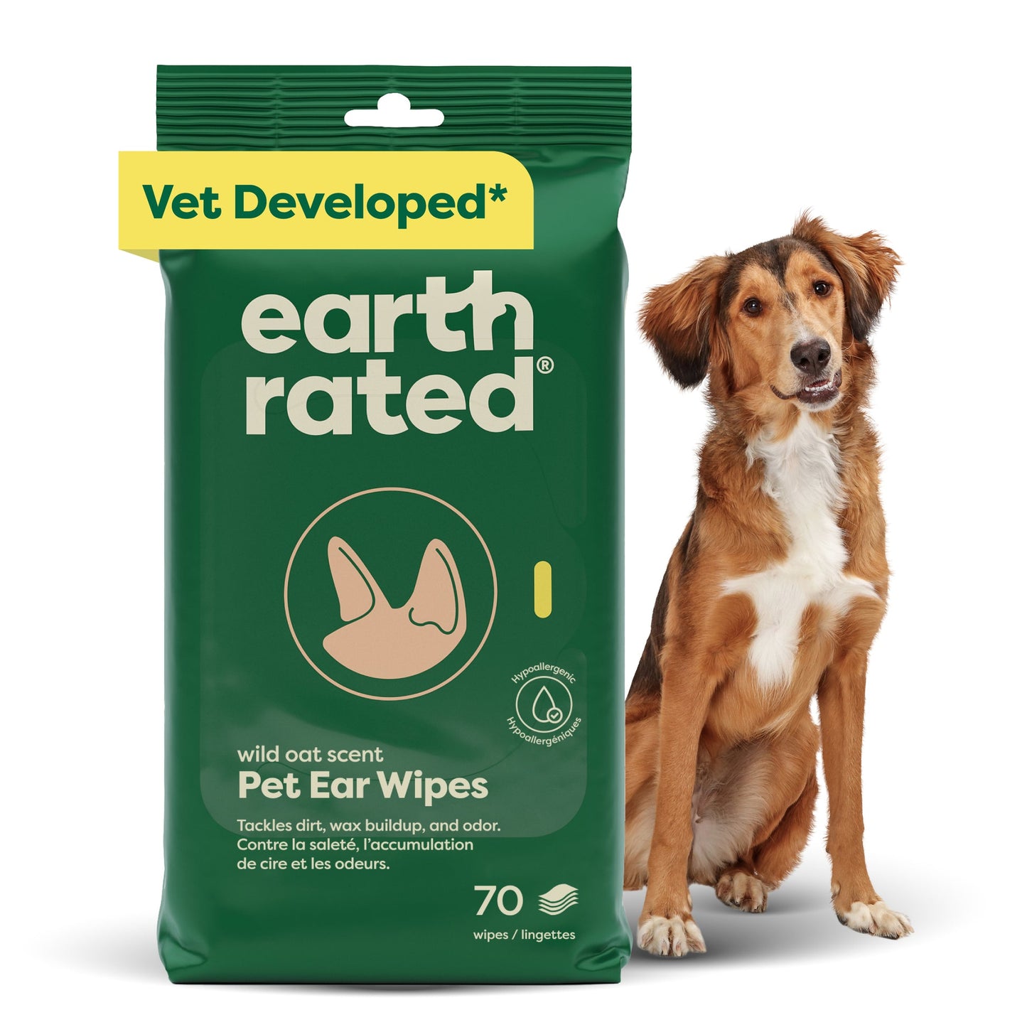 earth-rated® Ear Wipes