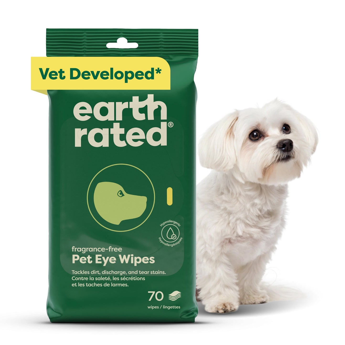 earth-rated® Eye Wipes