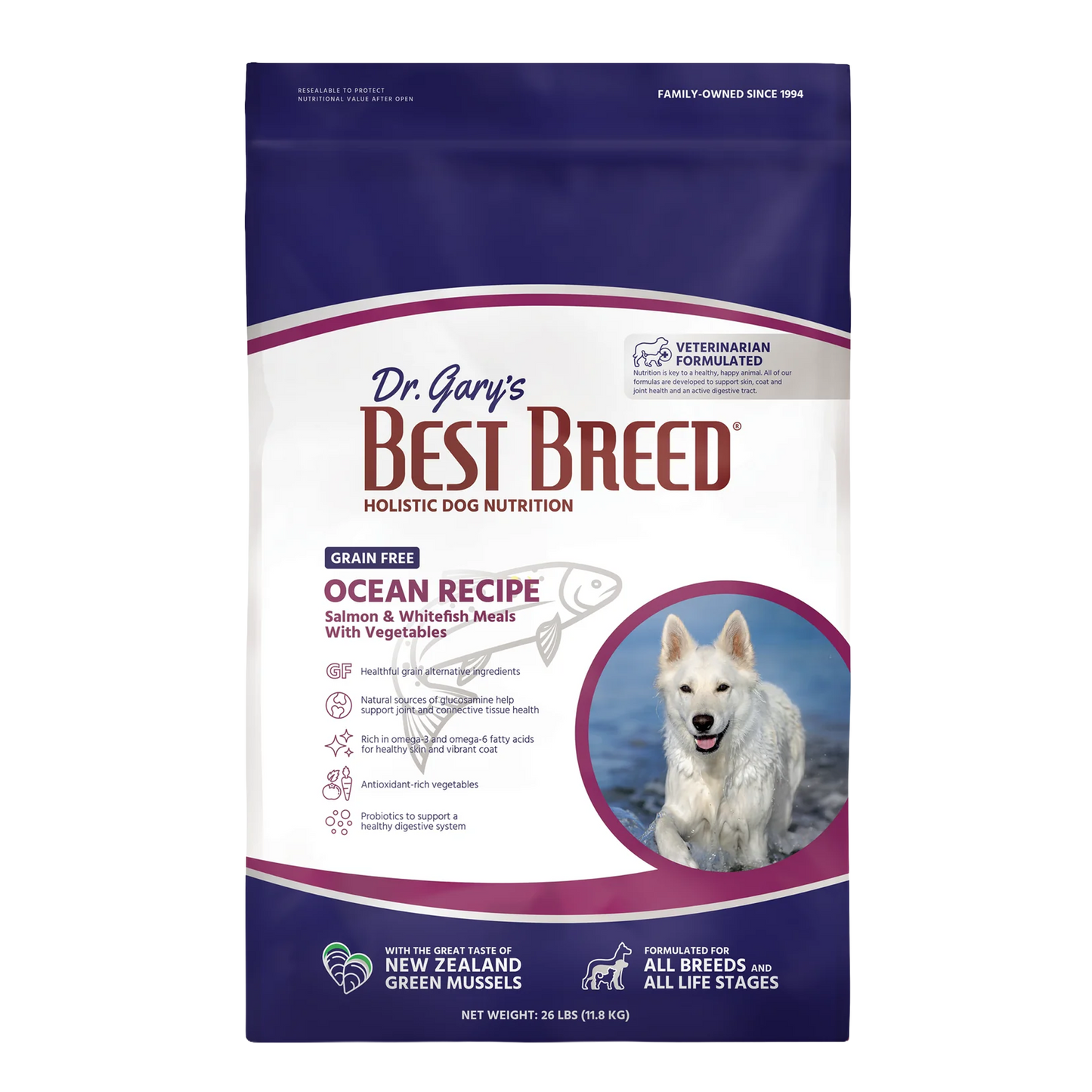 Dr. Gary's Best Breed Ocean Recipe Dry Dog Food