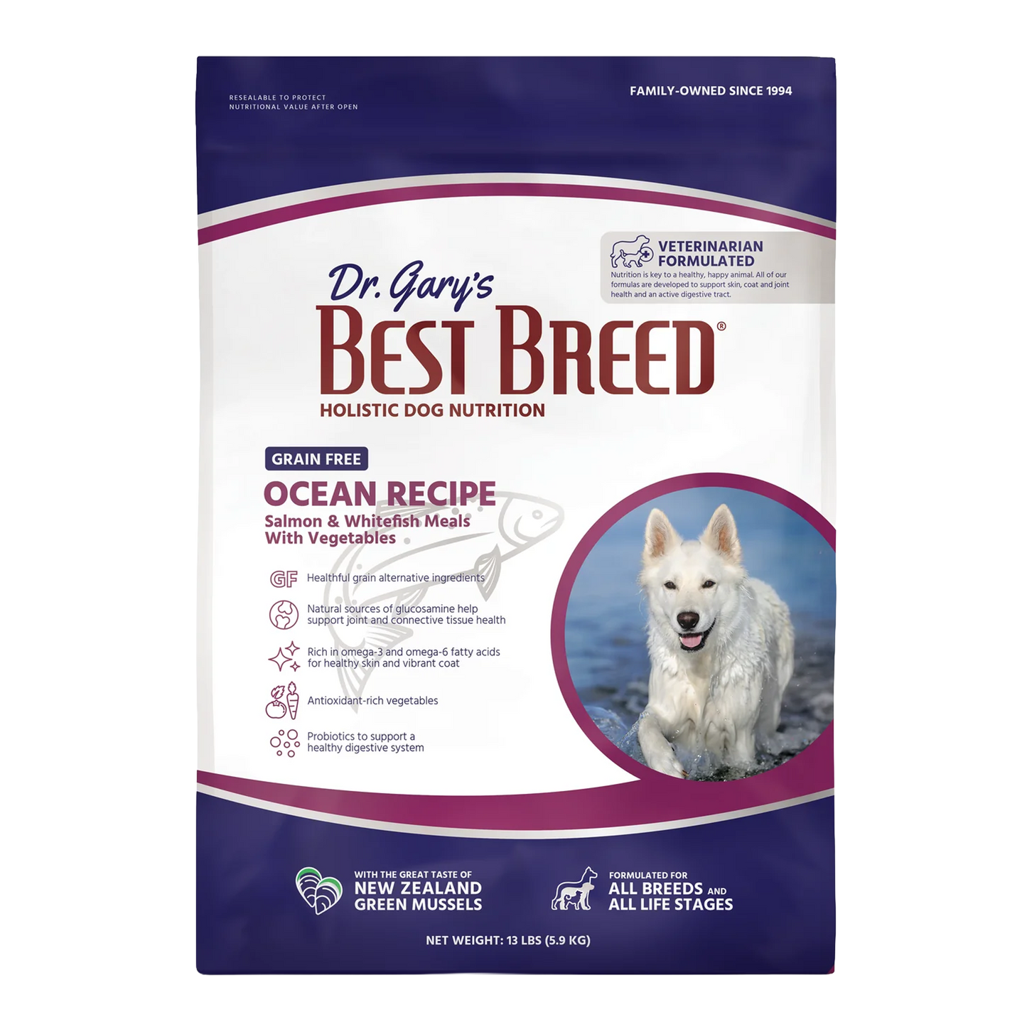 Dr. Gary's Best Breed Ocean Recipe Dry Dog Food