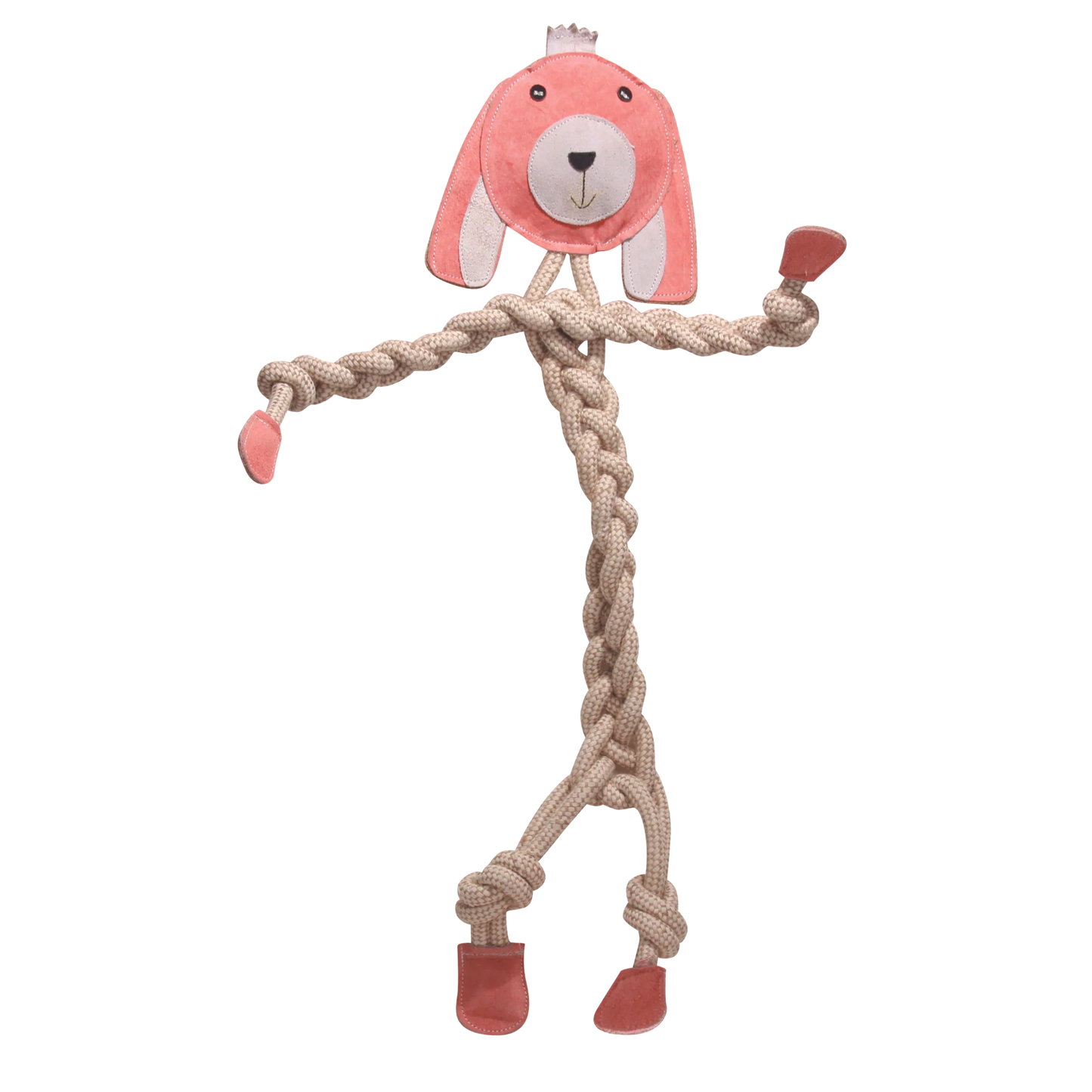 Bitsy Bunny Natural Rope Knottie® Dog Toy