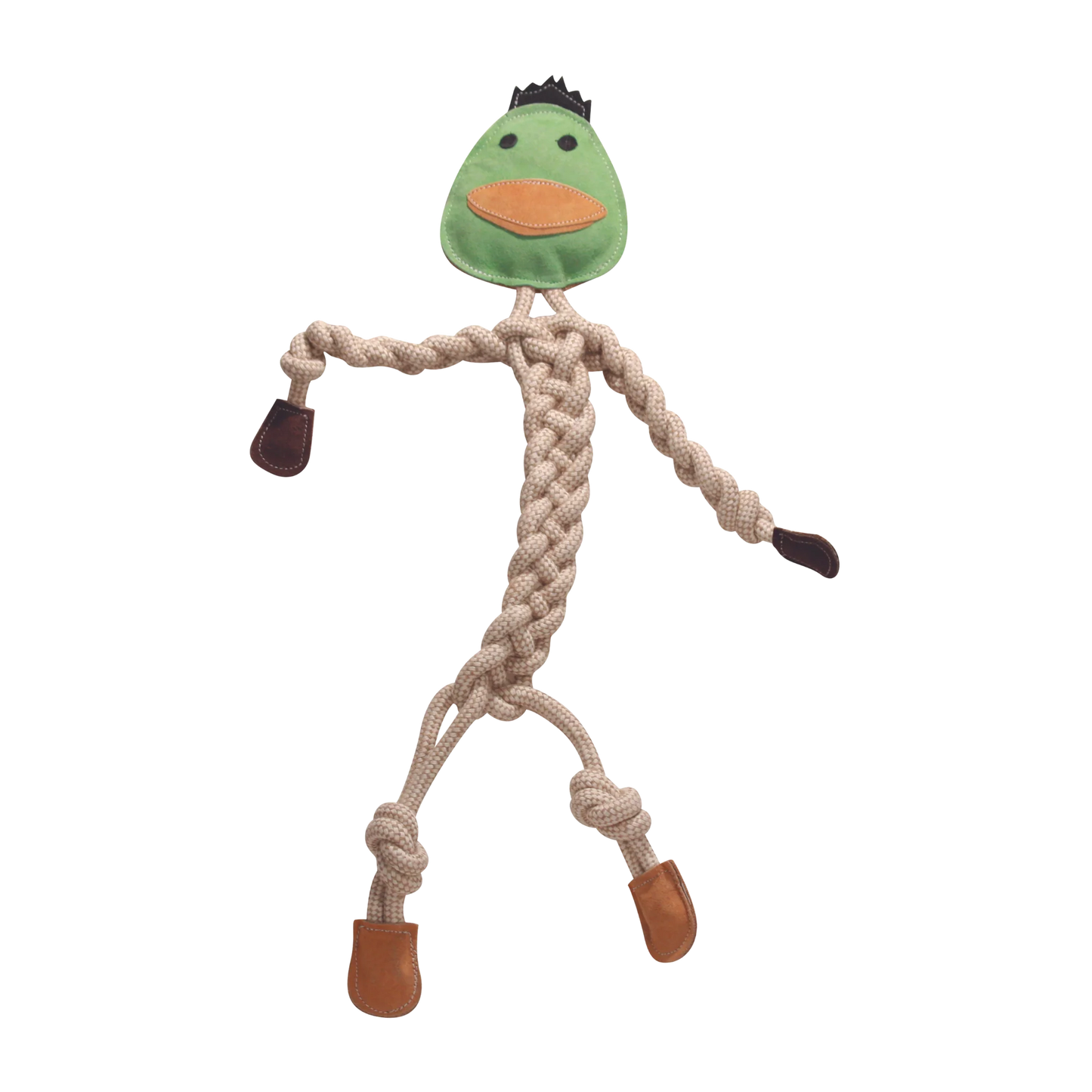 Dilly Duck Natural Rope Knottie® Dog Toy
