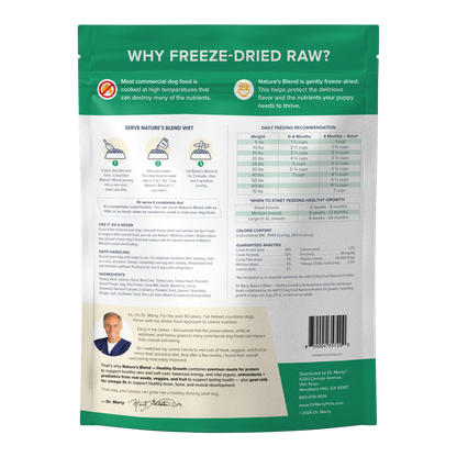 Dr. Marty Nature's Blend Healthy Growth Puppy Freeze-Dried Dog Food