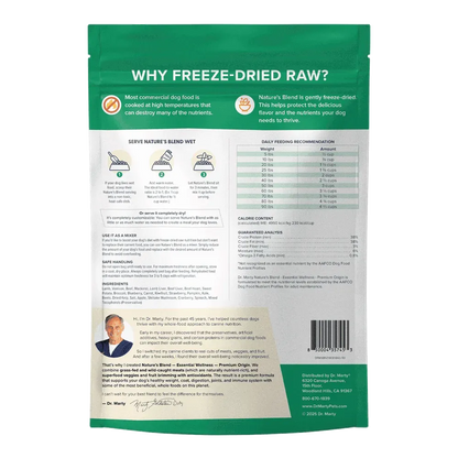 Dr. Marty Nature's Blend Premium Origin Freeze-Dried Dog Food