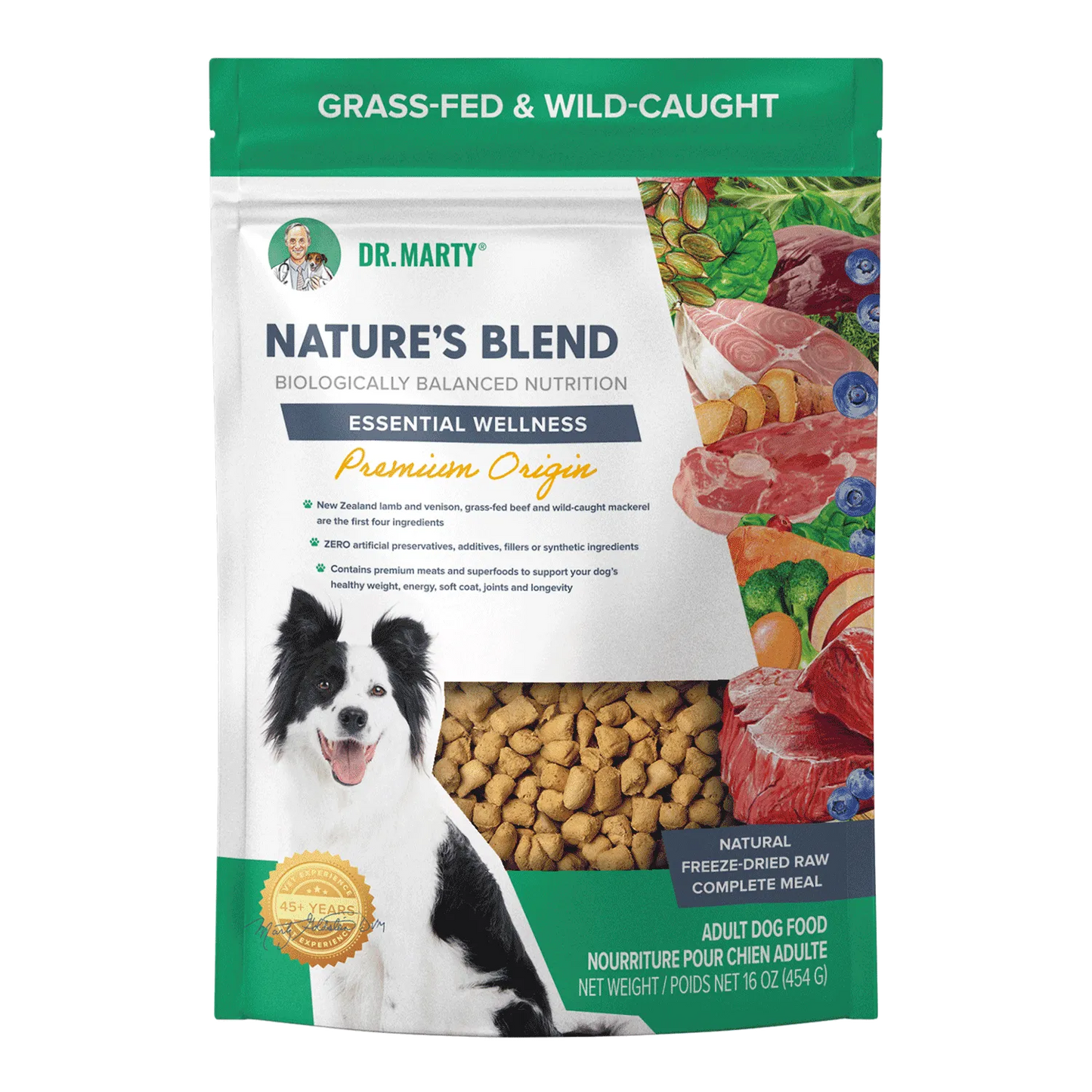 Dr. Marty Nature's Blend Premium Origin Freeze-Dried Dog Food