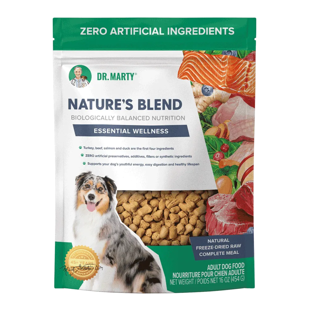 Dr. Marty Nature's Blend Essential Wellness Freeze-Dried Dog Food