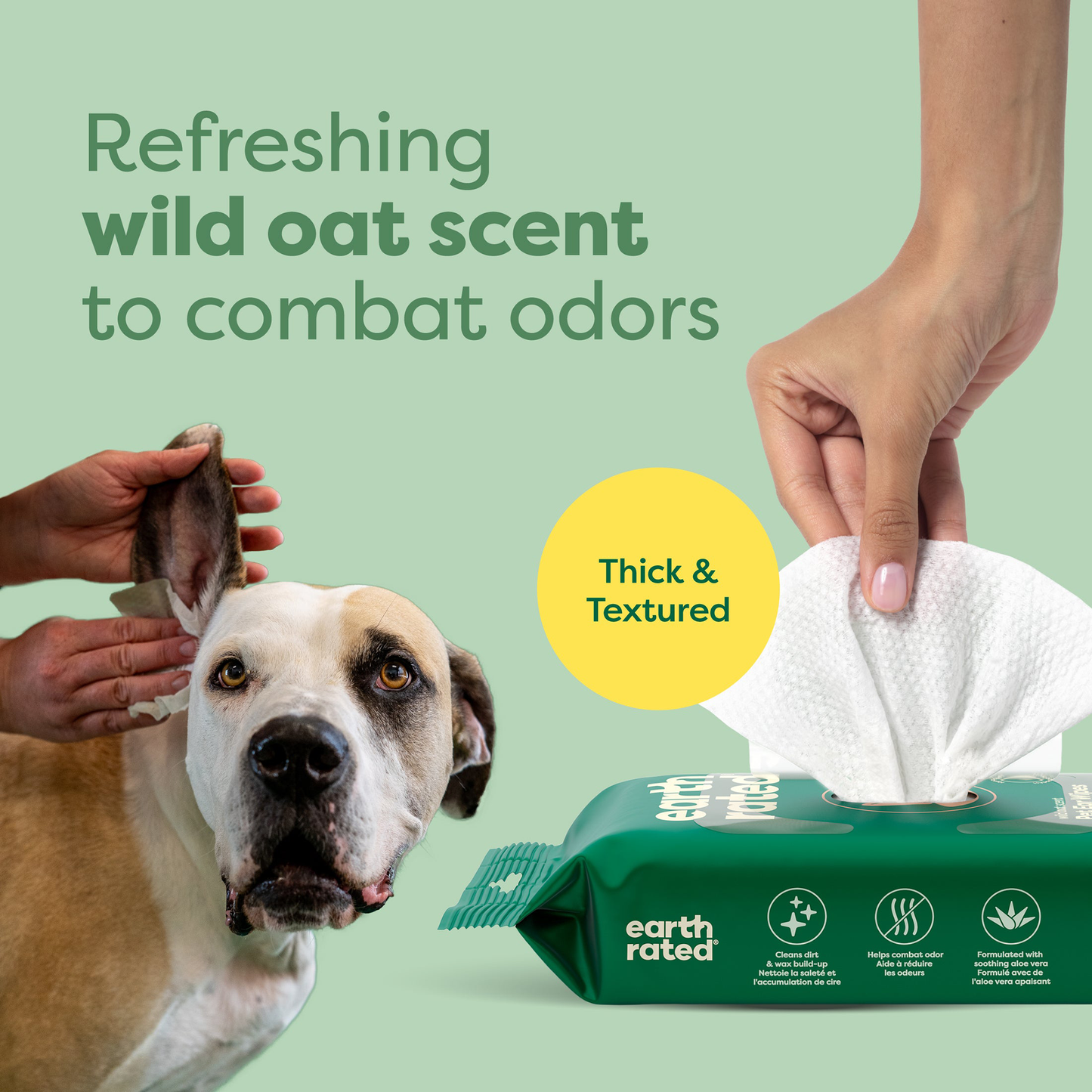 earth-rated® Ear Wipes