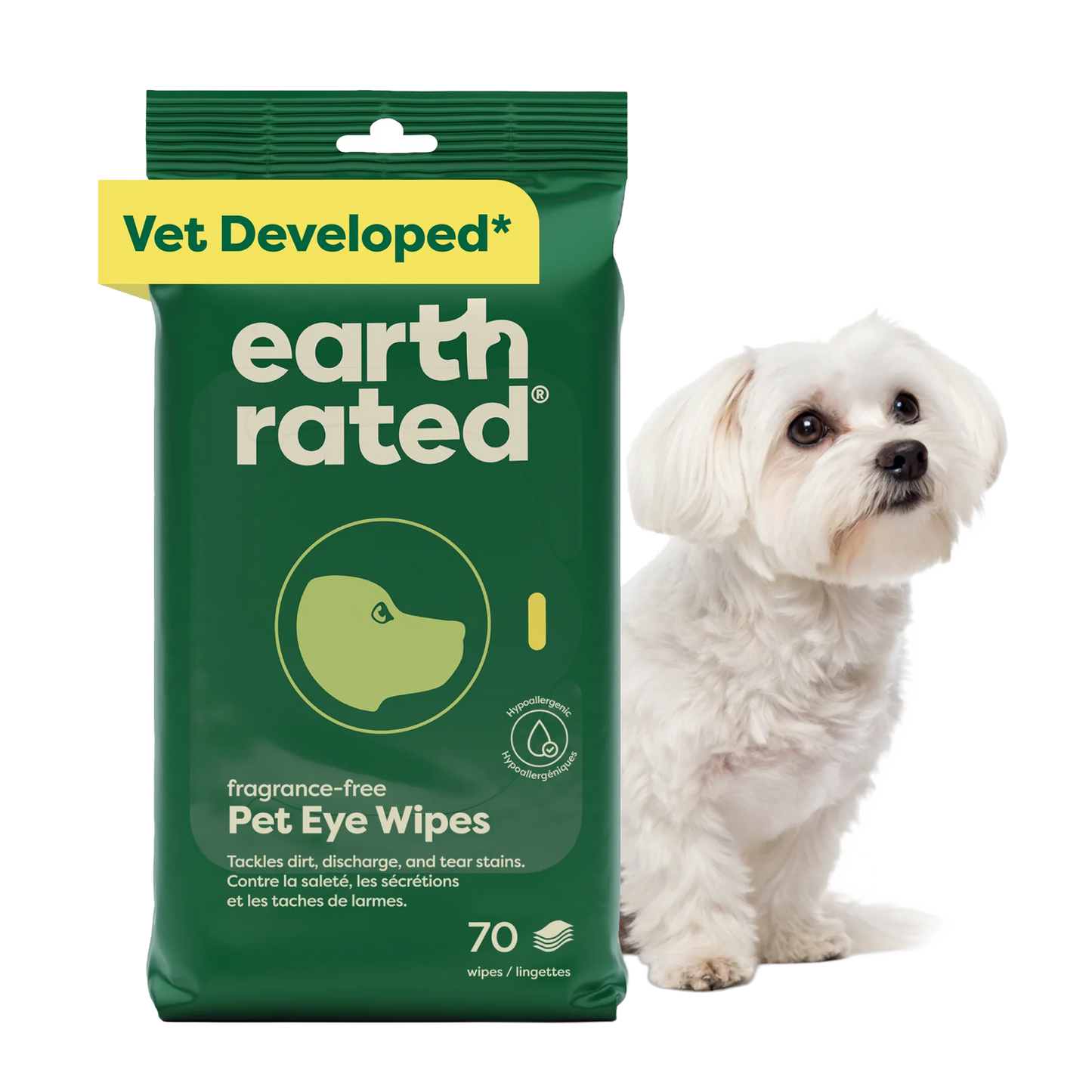 earth-rated® Eye Wipes