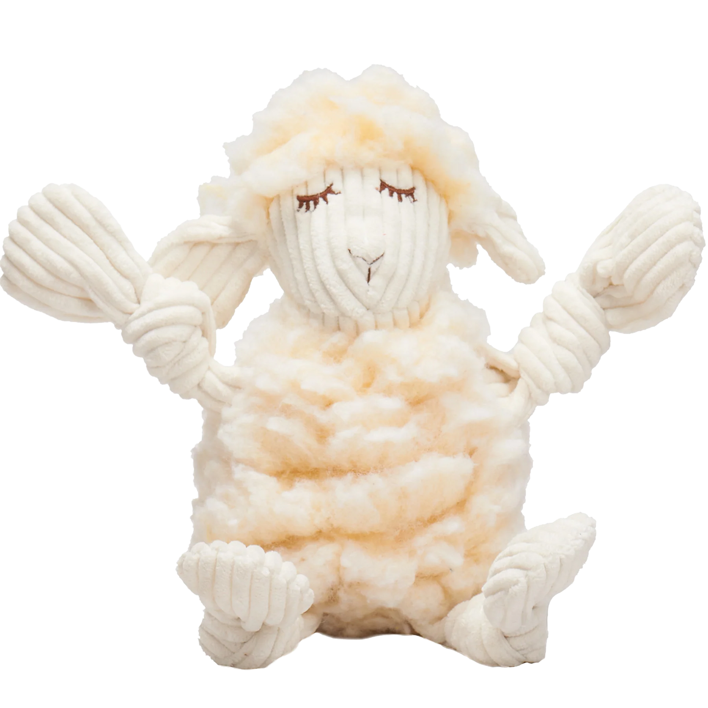 HuggleFleece FlufferKnottie Louise The Lamb Dog Toy