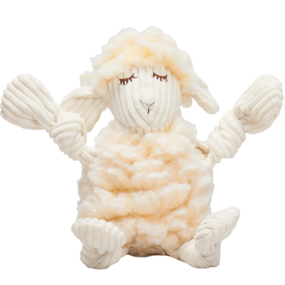 HuggleFleece FlufferKnottie Louise The Lamb Dog Toy