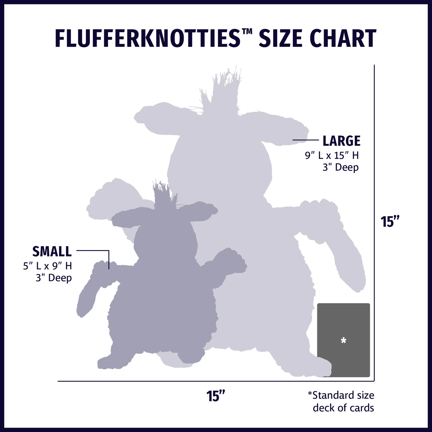HuggleFleece FlufferKnottie Louise The Lamb Dog Toy