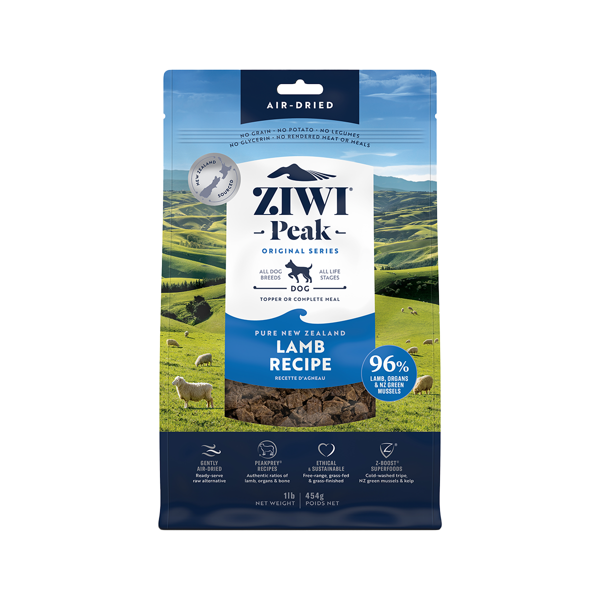 Ziwi Peak Lamb Air Dried Dog Food