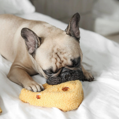 Lambwolf Fromage Cheese | Snuffle & Crinkle Toy