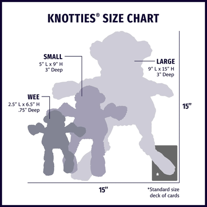 Lulu HuggleMutt™ Knottie® Plush Dog Toy, Small