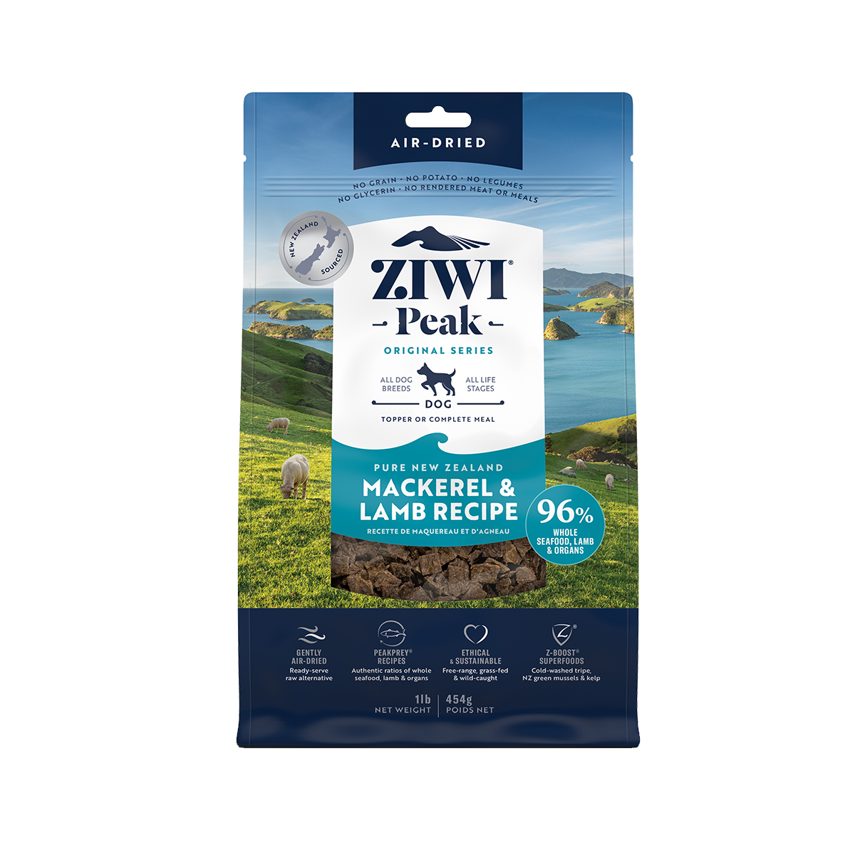 Ziwi Peak Mackerel & Lamb Air Dried Dog Food