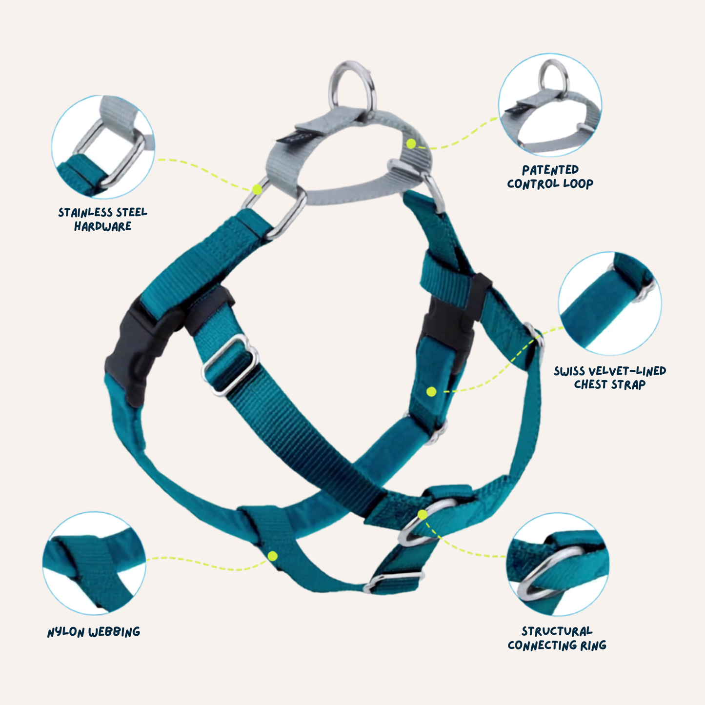2 Hounds Design Freedom No-Pull Harness
