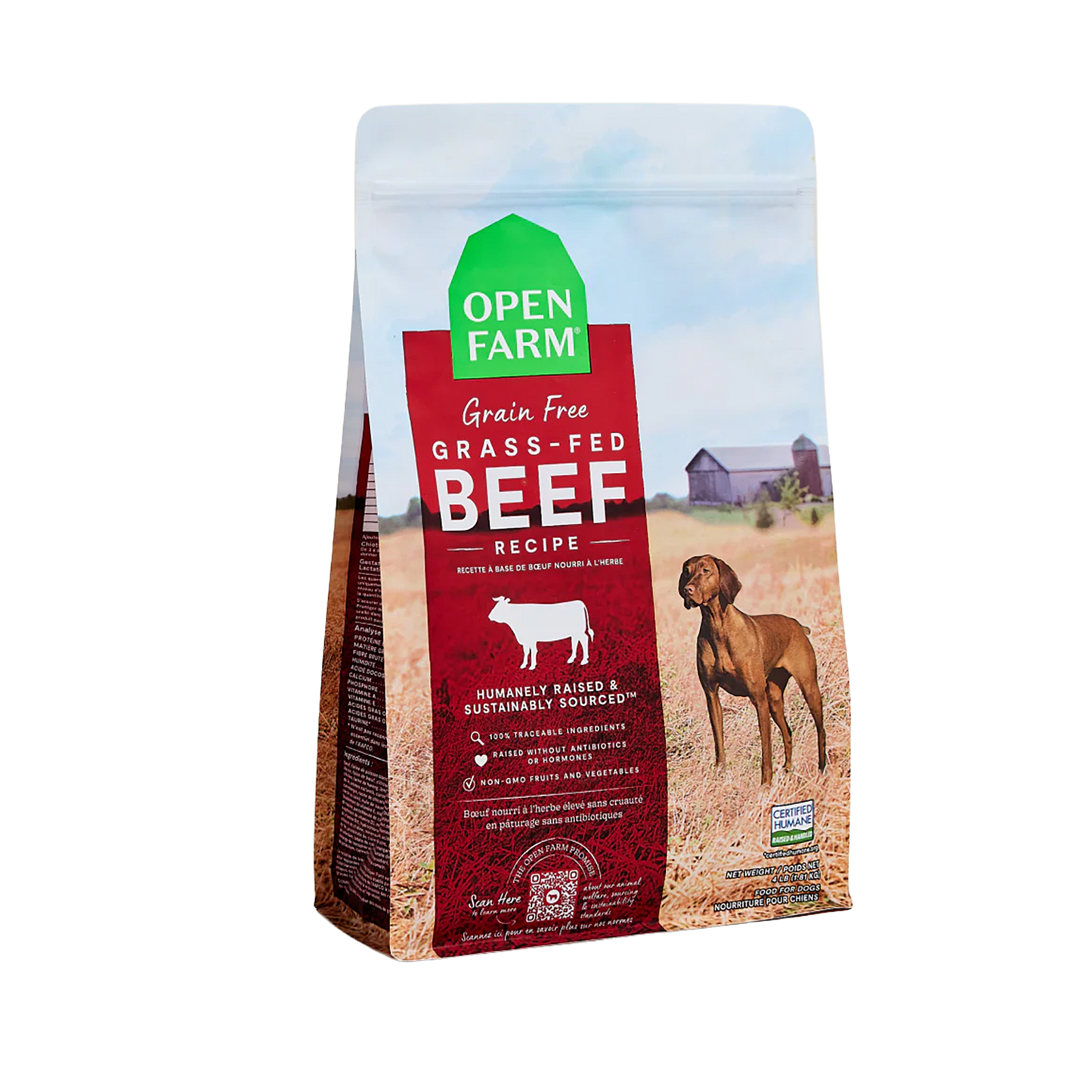 Grass-Fed Beef Grain-Free Kibble For Dogs