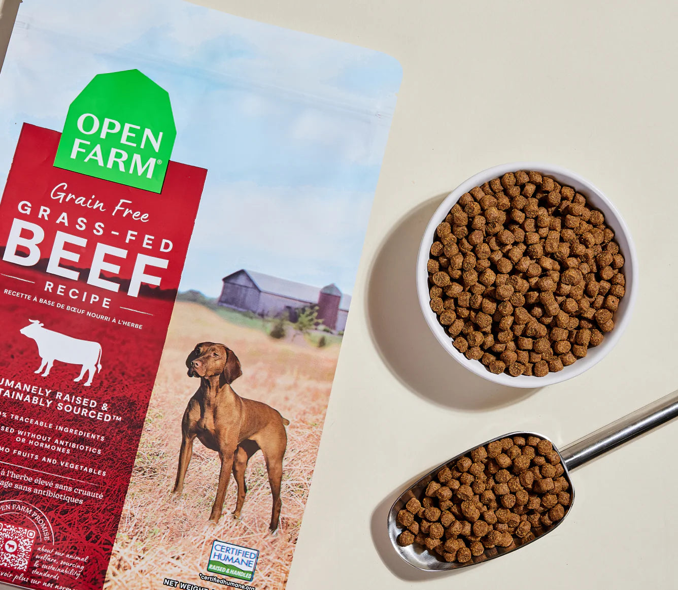 Grass-Fed Beef Grain-Free Kibble For Dogs