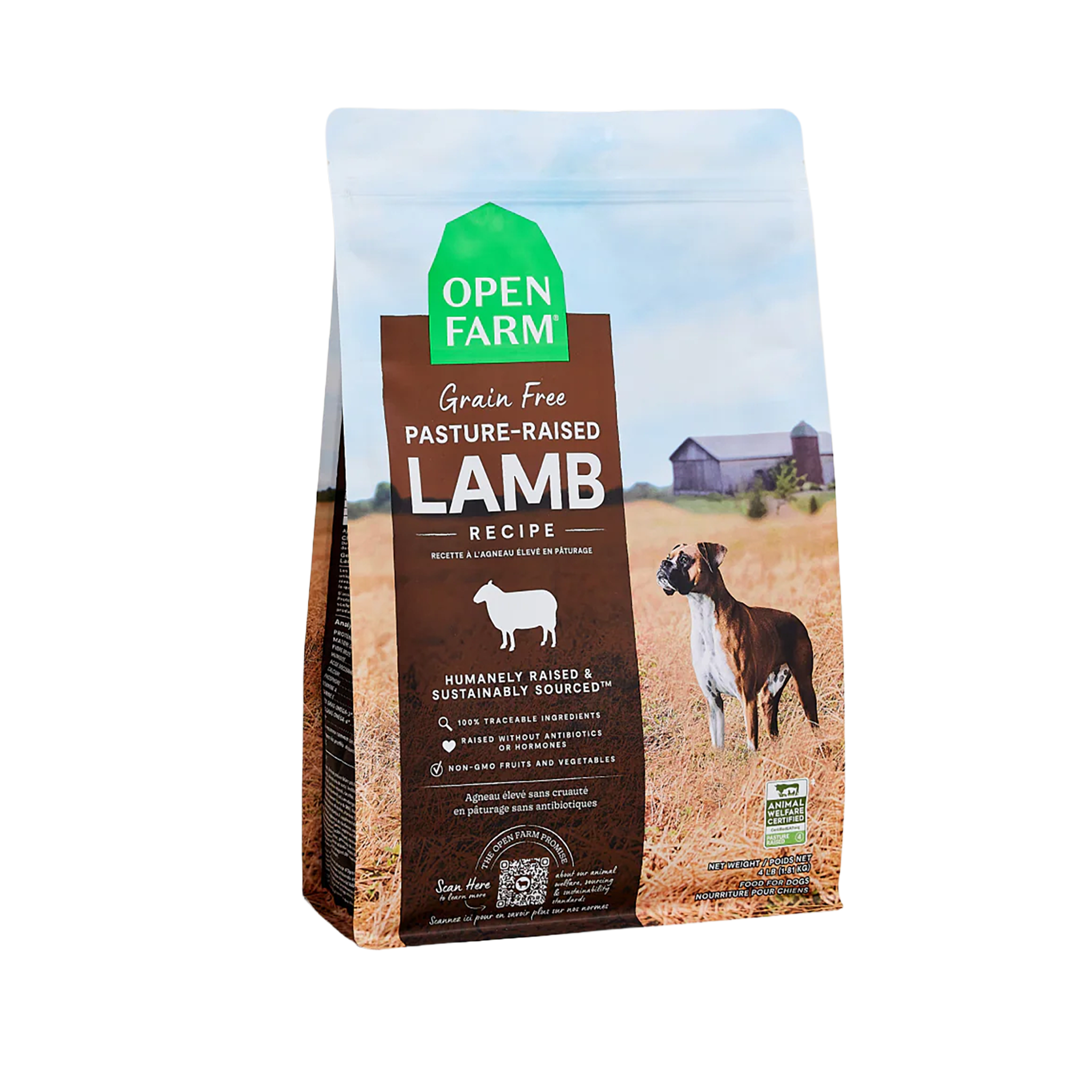 Pasture-Raised Lamb Grain-Free Kibble For Dogs