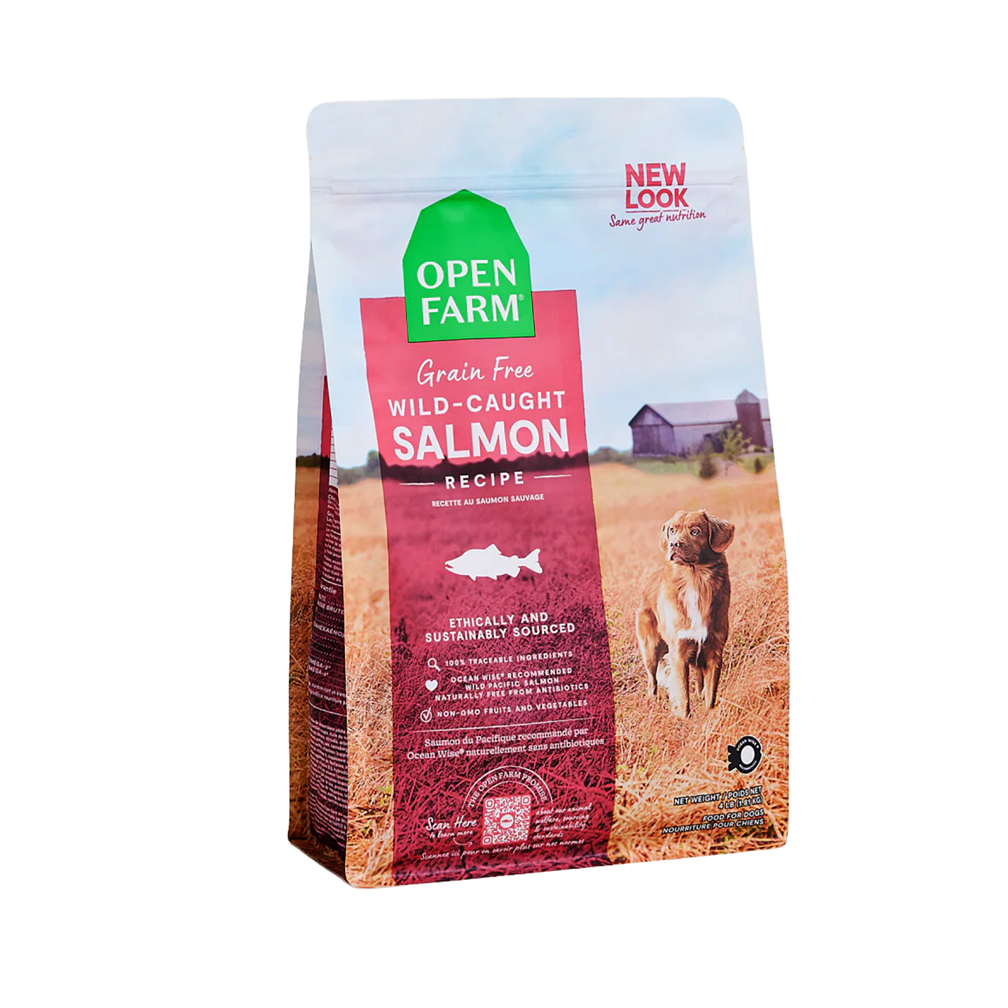 Wild-Caught Salmon Grain-Free Kibble For Dogs