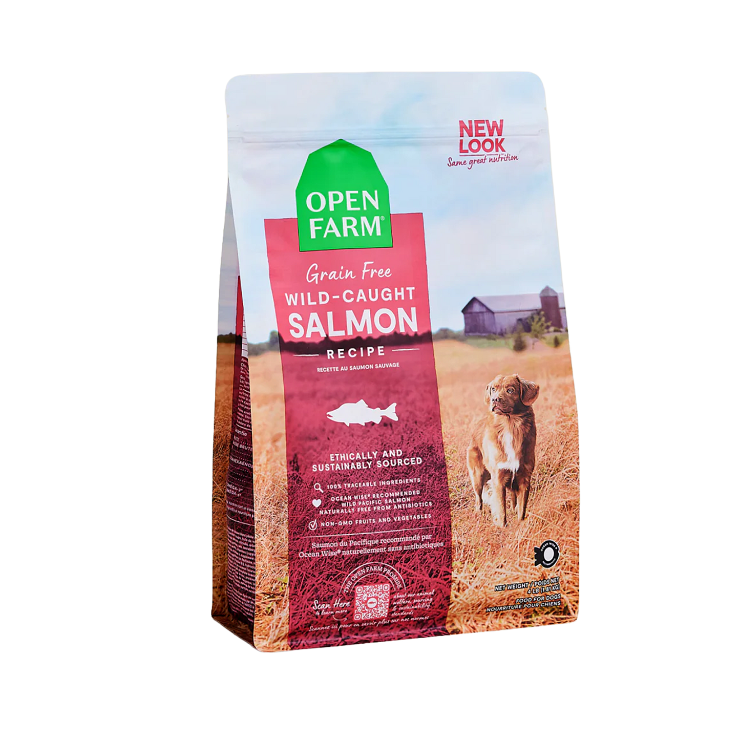 Wild-Caught Salmon Grain-Free Kibble For Dogs