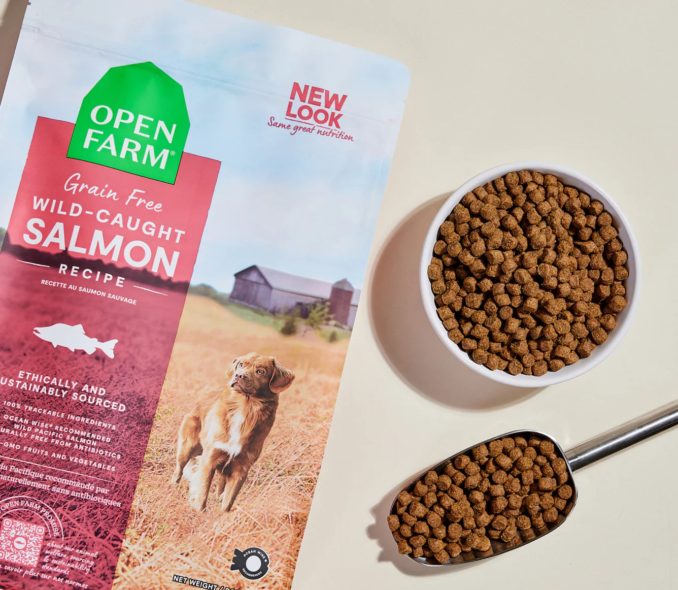 Wild-Caught Salmon Grain-Free Kibble For Dogs