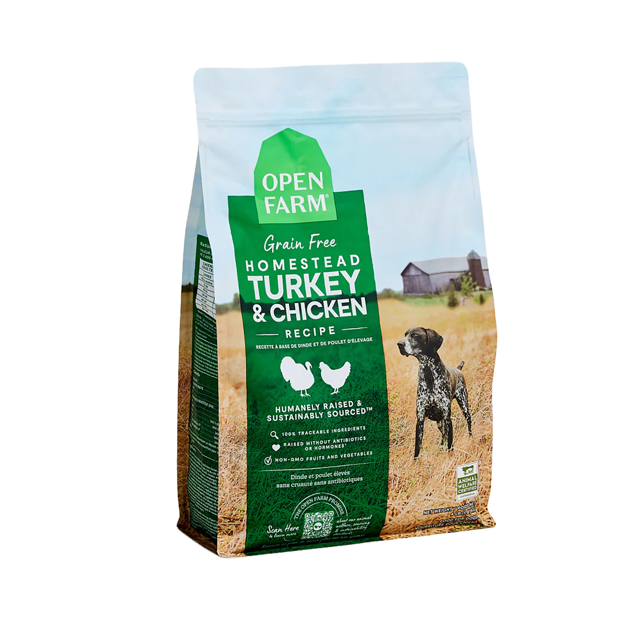 Homestead Turkey & Chicken Grain-Free Kibble For Dogs