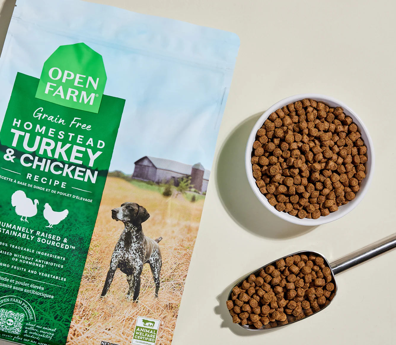 Homestead Turkey & Chicken Grain-Free Kibble For Dogs
