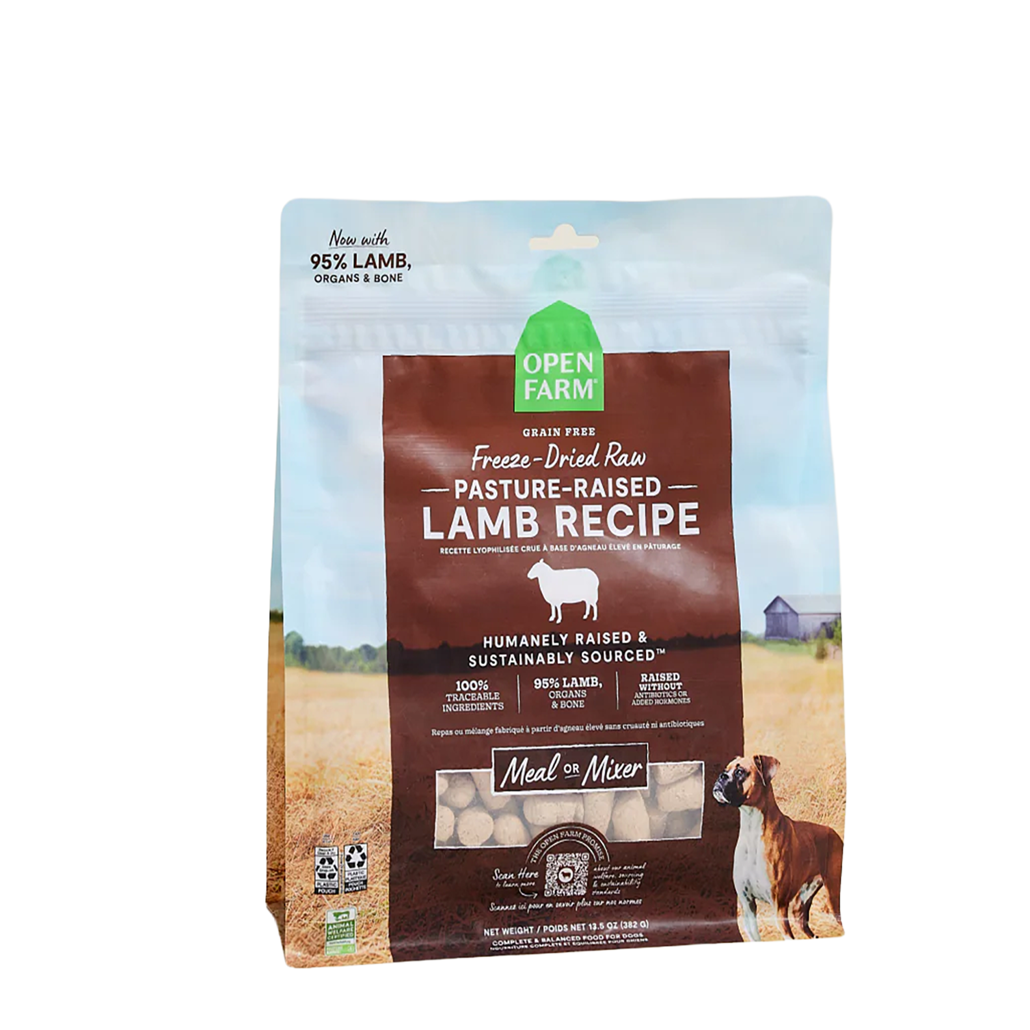 Open Farm Pasture-Raised Lamb Freeze Dried Raw Morsels for Dogs
