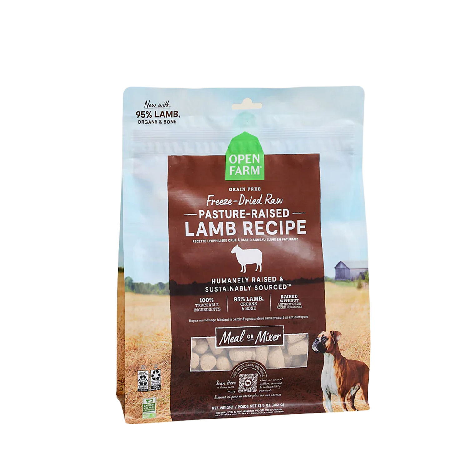 Open Farm Pasture-Raised Lamb Freeze Dried Raw Morsels for Dogs