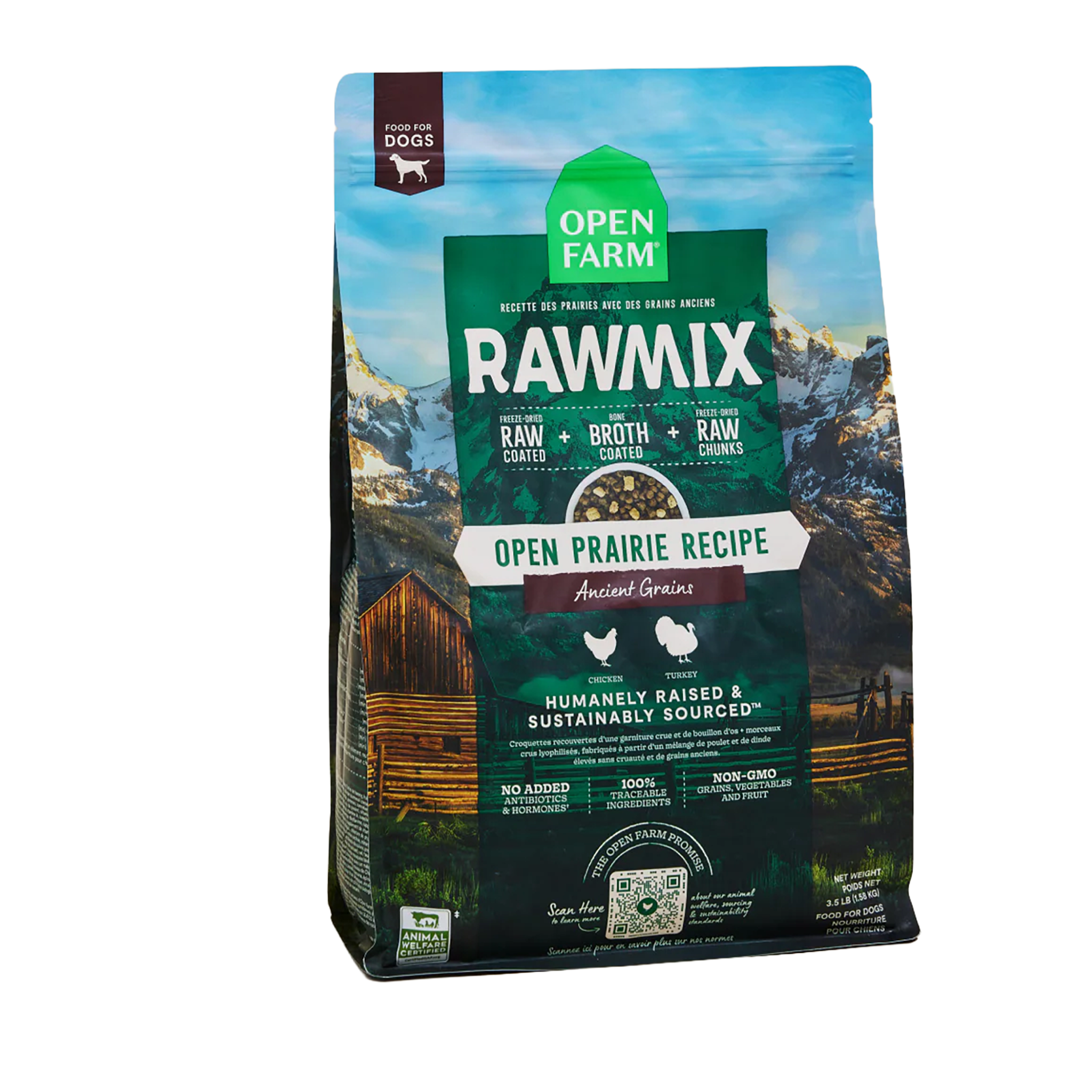 RawMix Open Prairie Ancient Grain Kibble
