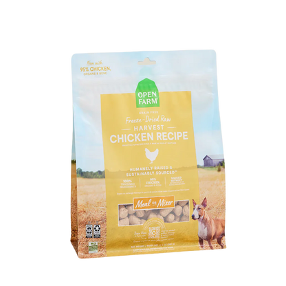Open Farm Harvest Chicken Freeze Dried Raw Morsels for Dogs